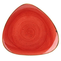 STONECAST BERRY RED TALERZ TRÓJKĄTNY ŚR. 310 MM