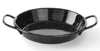 Patelnia do paelli płytka, śr. 12 cm, stalowa emaliowana  Hendi 622711