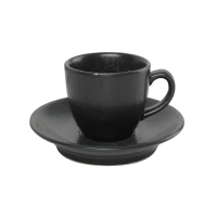 Filiżanka elegancka do espresso Coal Seasons 80 ml czarna