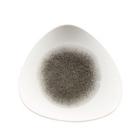 RAKU QUARZ BLACK Talerz płytki trójkątny 229 mm/12 szt.