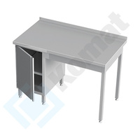 Stół przyścienny z szafką 1800x600 mm KST-032