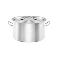 Garnek średni z pokrywką, stalowy, Basic, O 240 mm, V 6.1 l