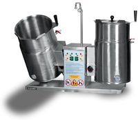 Zestaw 2 kociołków przechylnych elektrycznych Lozamet KEP-30.1x2, poj. 60 l (2x30l)