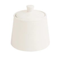 Cukiernica z pokrywą Line 220 ml kremowo - biała