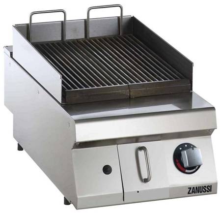 GRILL HP GAZOWY 2 X RUSZT ŻELIWNY, NASTAWNY,  7 KW, 400 MM